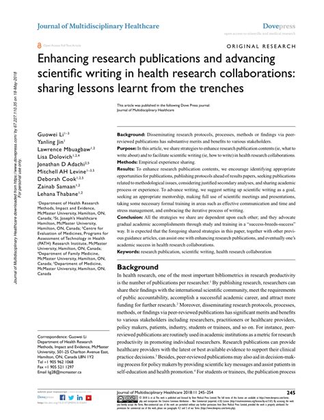 researchers publications word hike|Enhancing research publications and advancing scientific writing in.